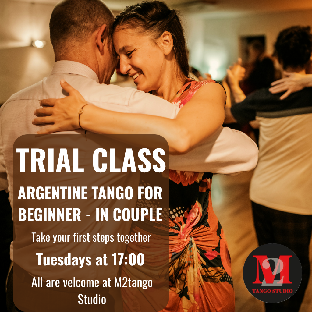 Trial class in argentine tango for couples Copenhagen M2tango