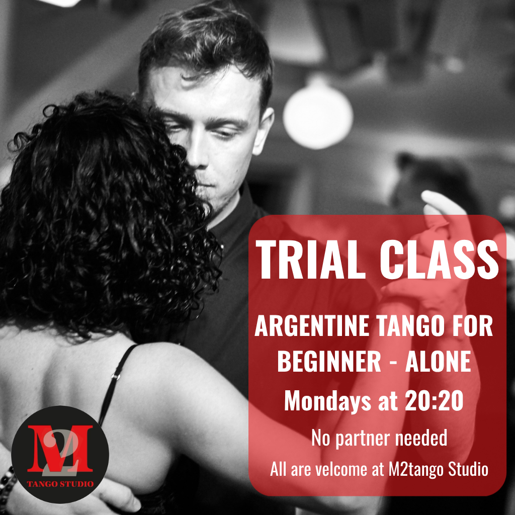 Trial class in argentine tango without partner Copenhagen M2tango