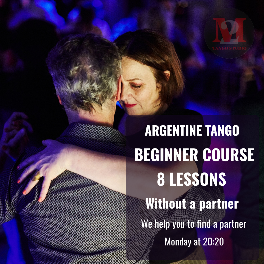 Argentine Tango Beginner Course 8 lessons without partner Copenhagen M2tango